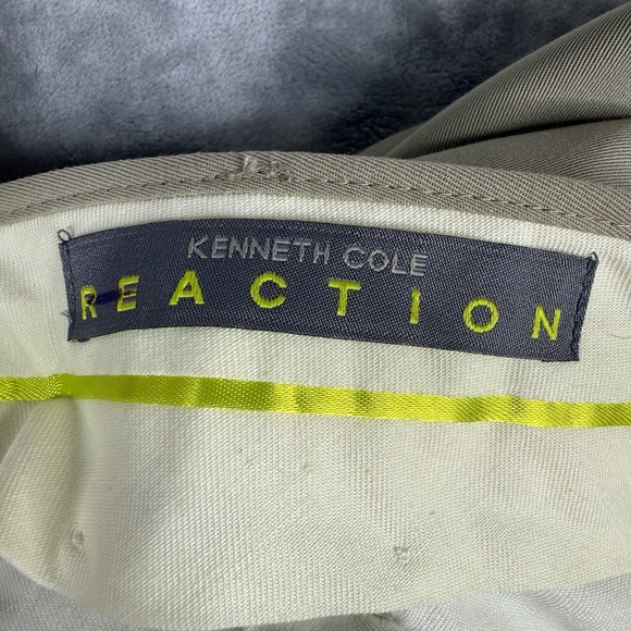 Kenneth Cole Reaction Men's Tan, Beige Dress Pants Slacks Size 36x30 - Picture 5 of 9
